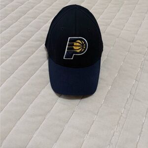 Indiana Pacers Navy and Black Baseball Cap Kids o/s stretch